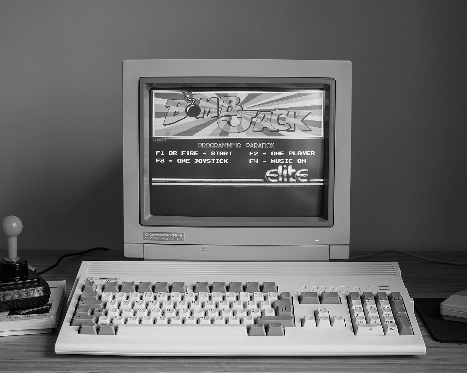 a computer on a desk