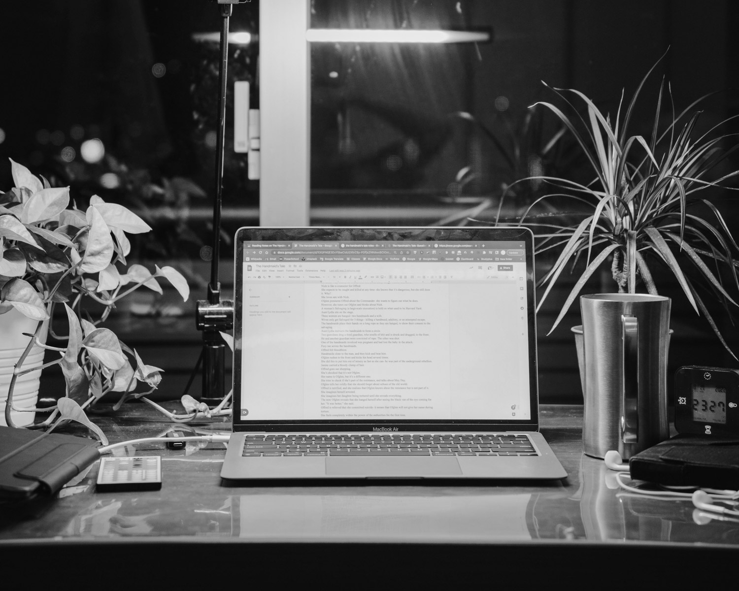 a laptop on a table